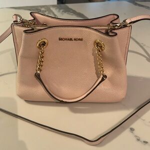 Micheal Kors Satchel Pink Blossom Purse